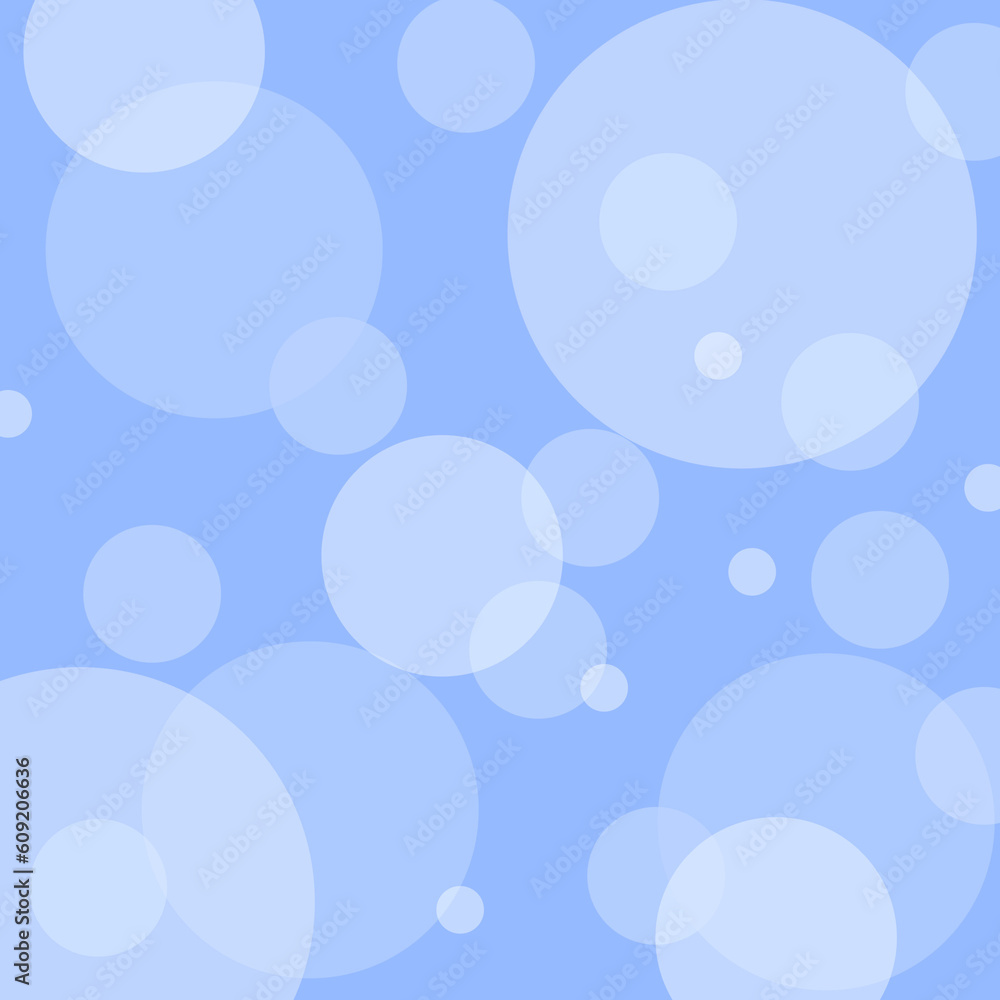 Blue Retro Circles Blue Retro Circles