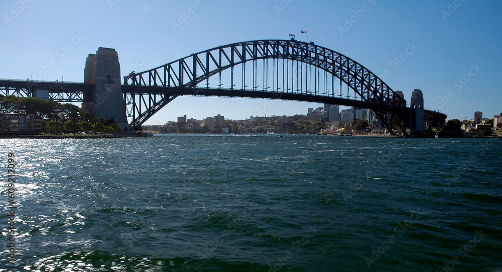 Harbour Bridge in Sydney, photo taken from Opera House