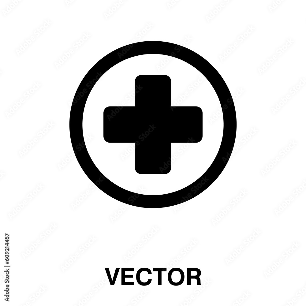 medical cross icon vector flat illustration on white background..eps medical cross icon vector flat illustration on white background..eps