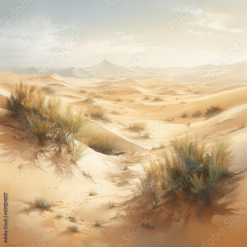 Sand Dunes Painting