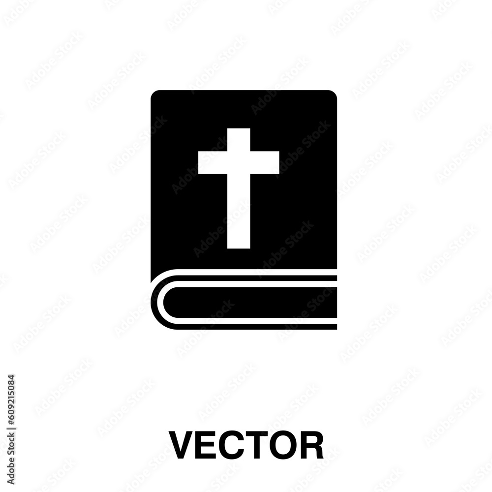 vector bible icon. flat illustration on white background..eps vector bible icon. flat illustration on white background..eps