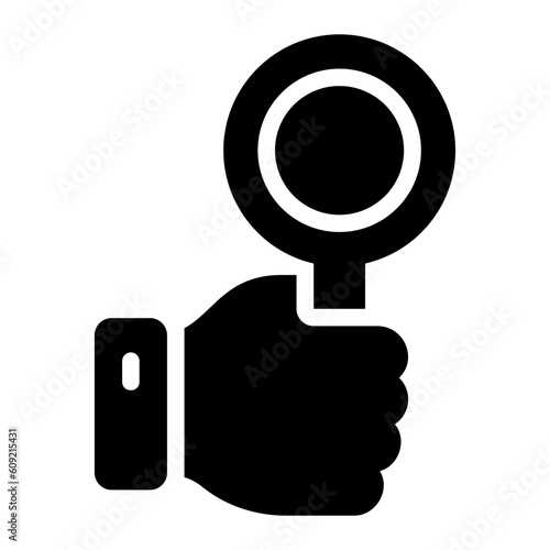auditor glyph icon