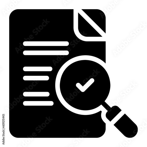 fact glyph icon