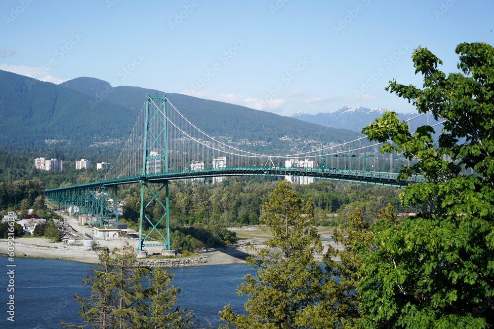 Bridge over the river, Lion Bridge Vancouver