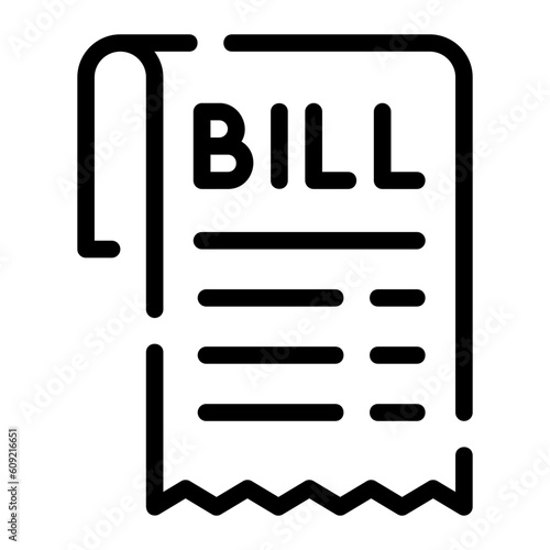 bill line icon