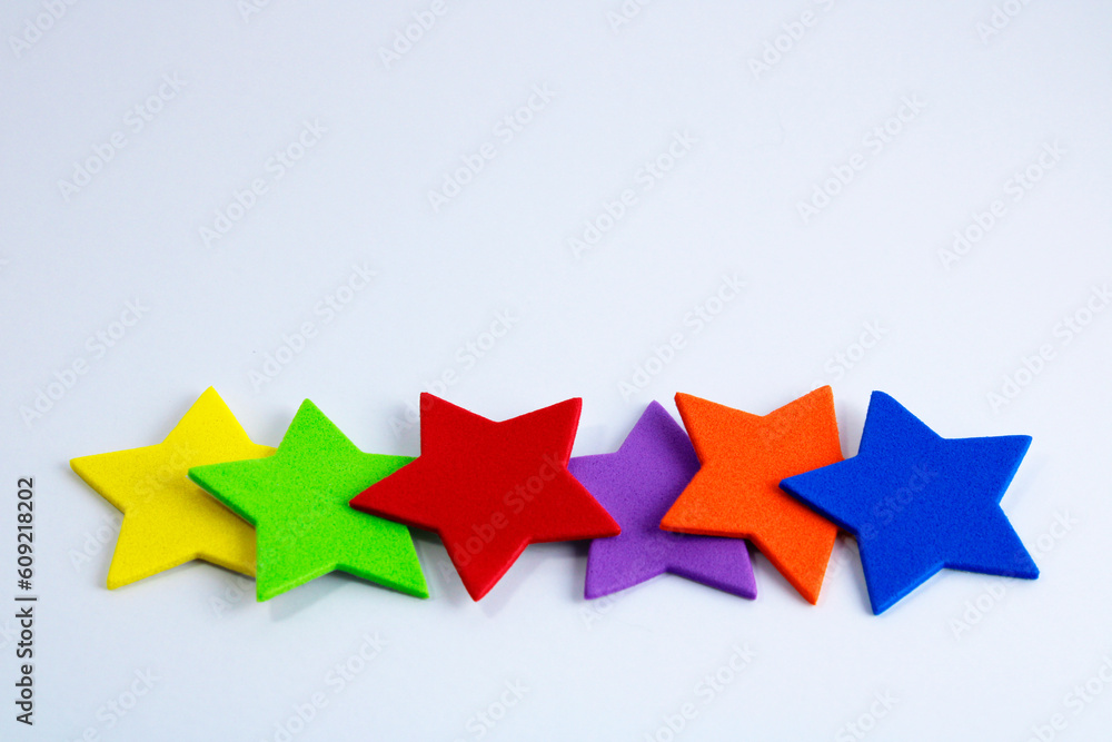 Stars of different colors Stars of different colors
