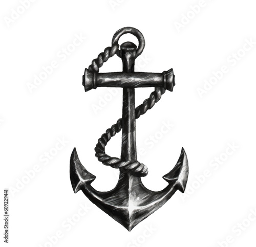 Anchor isolated on white background