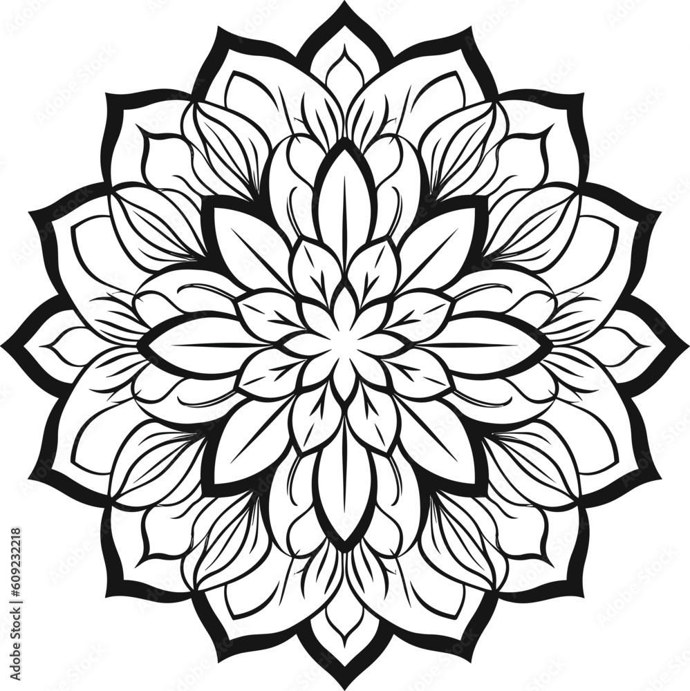 Vector mandala design, illustration mandala