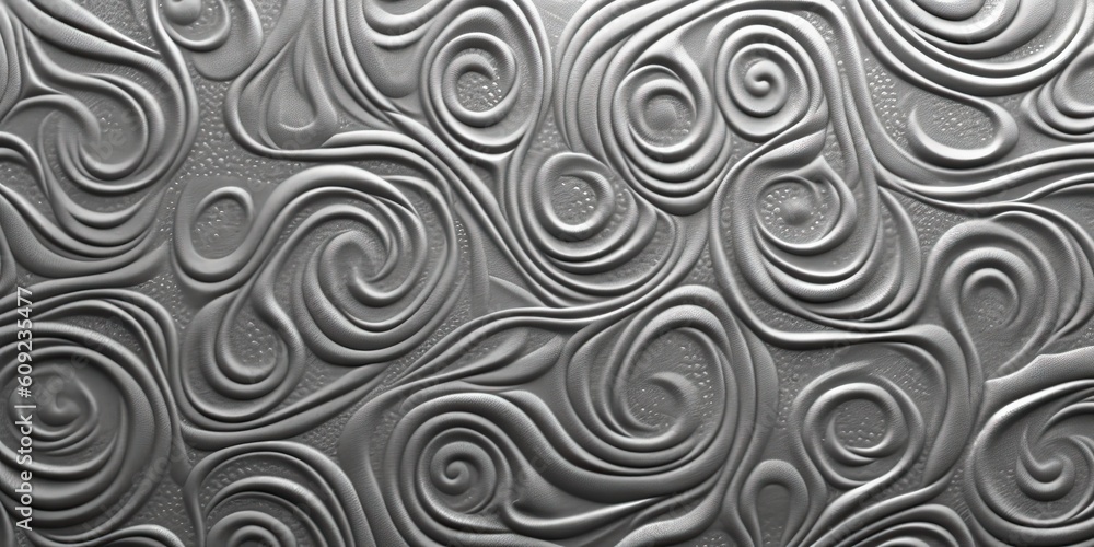 Metal Silver Background Texture - Silver Metallic Backdrop - Wallpaper Silver Metal Pattern Texture created with Generative AI Technology