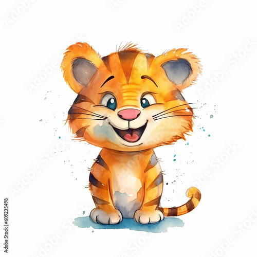 Tiger Water Color