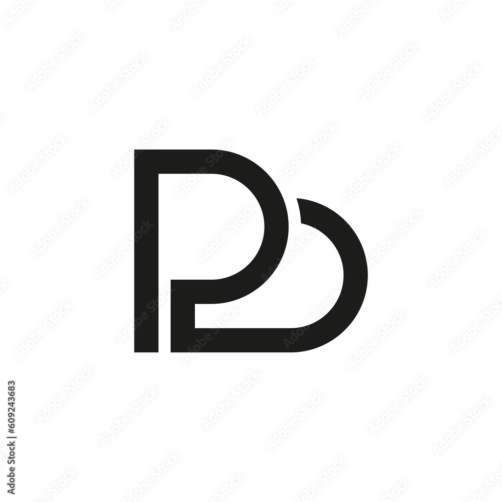 Obraz premium logo design, vector, logo, abstract, initial, icon, modern
