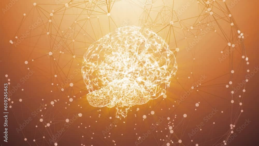 Brain Technology Ai Artificial Intelligence Digital Brain Animation