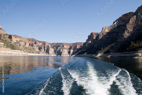 Bighorn River near Yellowtail Dam, Montana photo