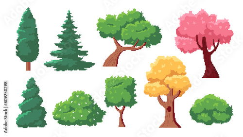Pixel trees set
