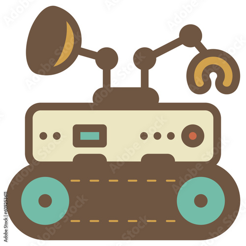 mars rover illustration