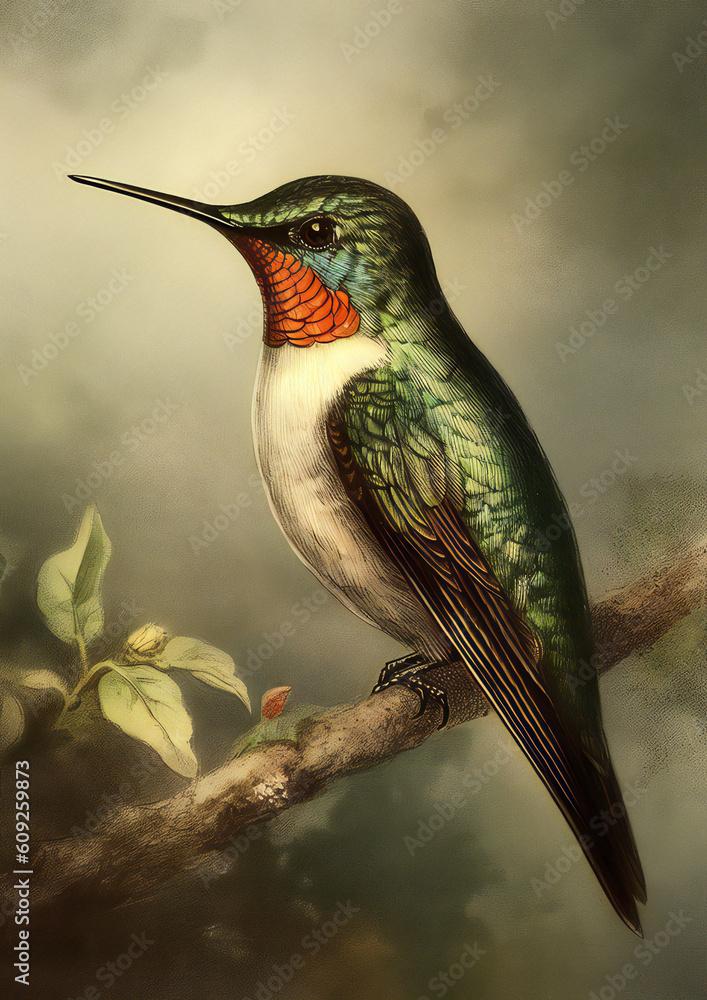 Obraz premium Bird water color art