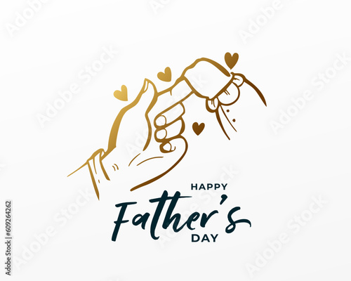 happy father's day background show love and care for dad