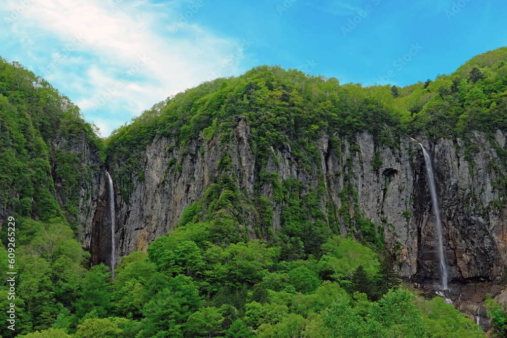 Fototapeta premium 春の米子大瀑布