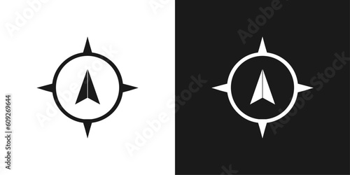 illustration vector graphic of compas