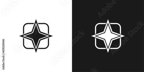 illustration vector graphic of compas