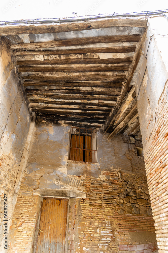 Obraz premium buildings of the historic center of the city of Tarazona in the province of Zaragoza, Spain