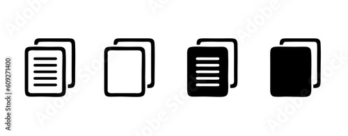 Copy Files Icon. copy paste text icon for websites, apps ,UI or UX
