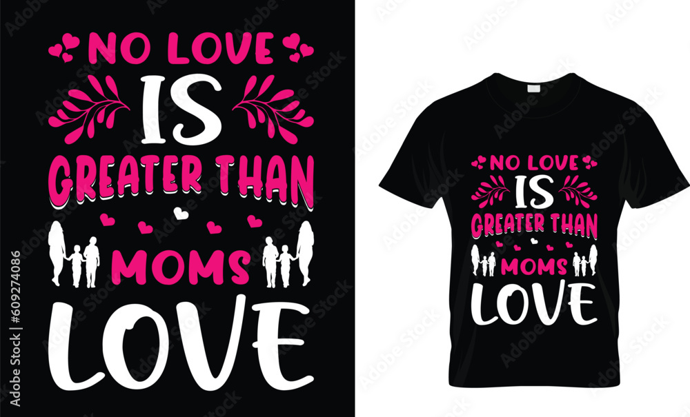 Mother's Day don't just work till the...T-Shirt Design Template Mother's Day don't just work till the...T-Shirt Design Template