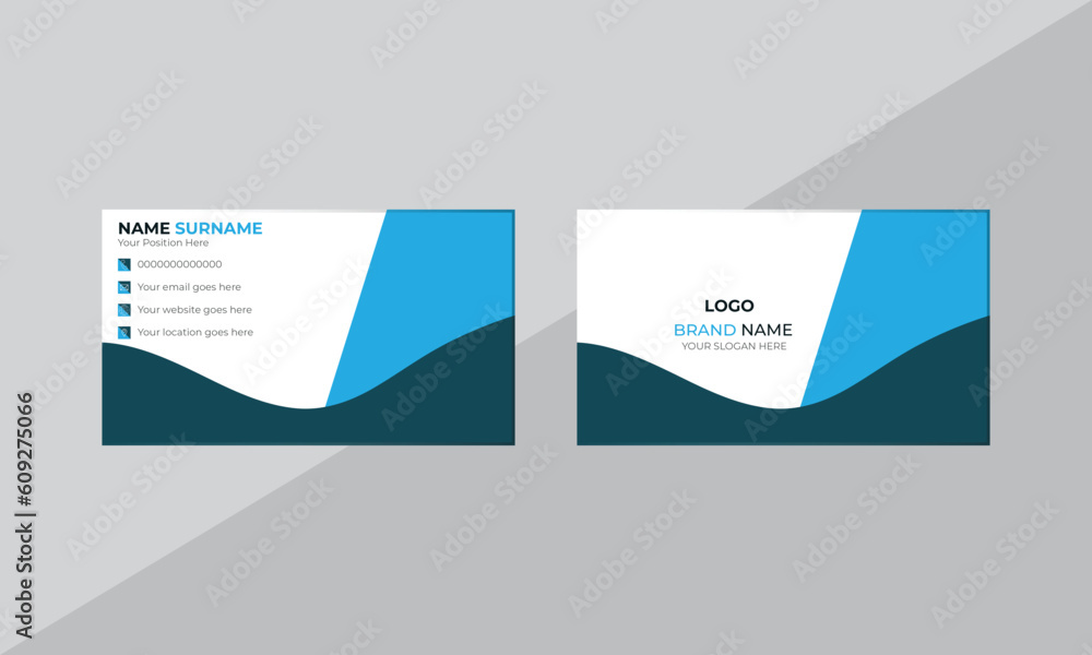 Modern Creative And Clean Business Card Design Template, Visiting card modern shape with abstract design. Vector creative business card template with triangles Modern Creative And Clean Business Card Design Template, Visiting card modern shape with abstract design. Vector creative business card template with triangles