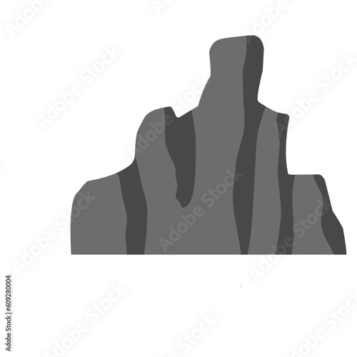 Rock Formation Hand Drawn