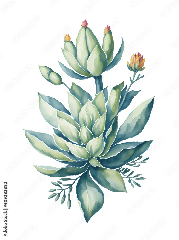 illustration of lotus flower  ai generative