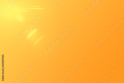 sun flare hot orange background