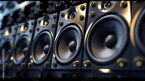 Sound Speakers. Generative AI