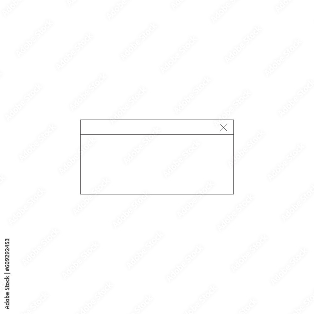 white website isolated on white