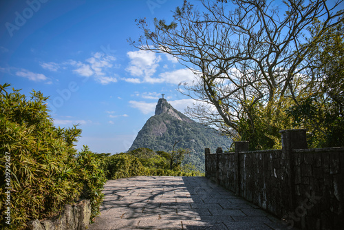 Corcovado Mountain Seen from Mirante Dona Marta - Rio de Janeiro, Brazil photo
