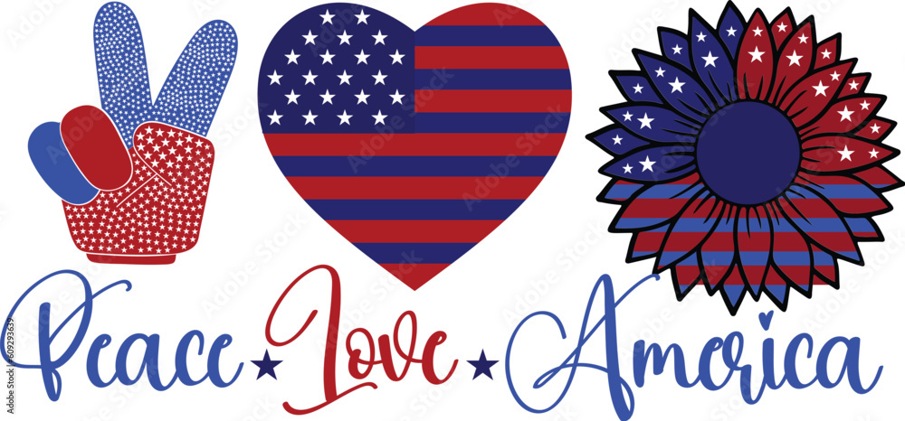Obraz premium 4th Of July Svg Bundle' 4th Of July Vector Bundle' Vector' Vector Svg' Vector Bundle' Fourth Of July Svg Bundle' Patriotic Svg Bundle' 4th Of July' 4th July Svg' 4th July' July 4th' July 4th Svg' Fou