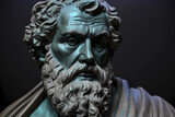 Heraclitus, ancient Greek pre-Socratic philosopher. Generative AI.
