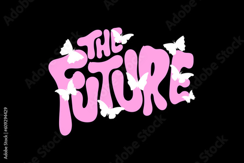 Modern streetwear the future graphic design ideas template