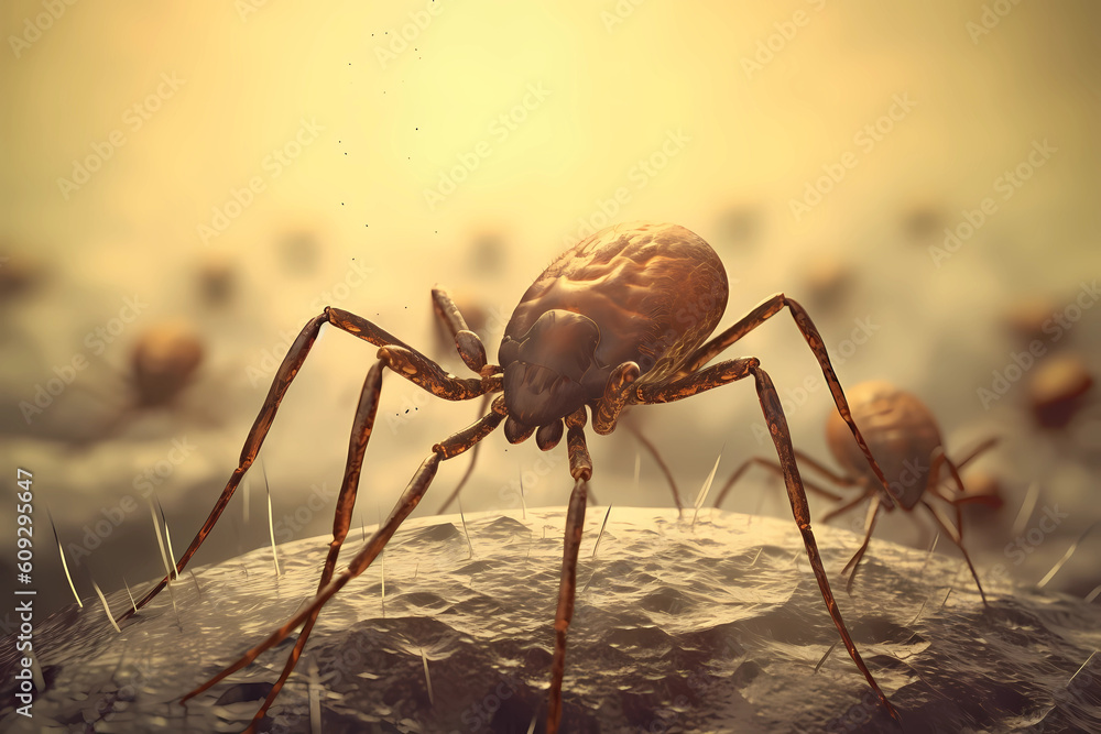 Lyme disease, vectorborne disease caused by Borrelia bacteria