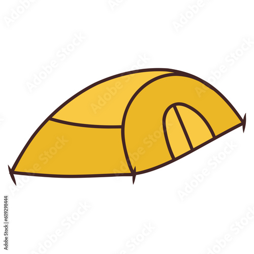 illustration of a tent