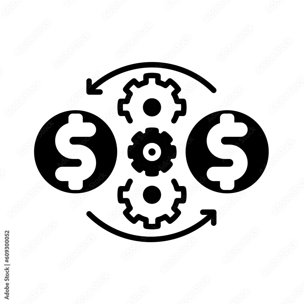 Solid Money Turnover design vector icon design vector line icon svg Solid Money Turnover design vector icon design vector line icon svg