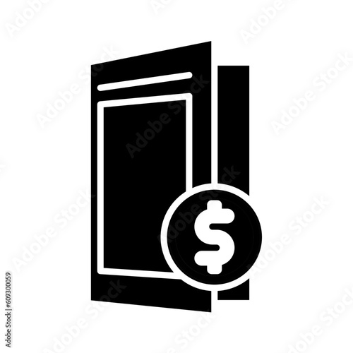 Solid Saving Book design vector icon design vector line icon svg