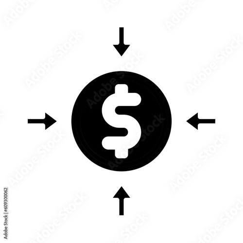 Solid Profit design vector icon design vector line icon svg