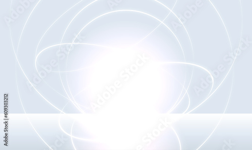 Abstract background design with glowing threads