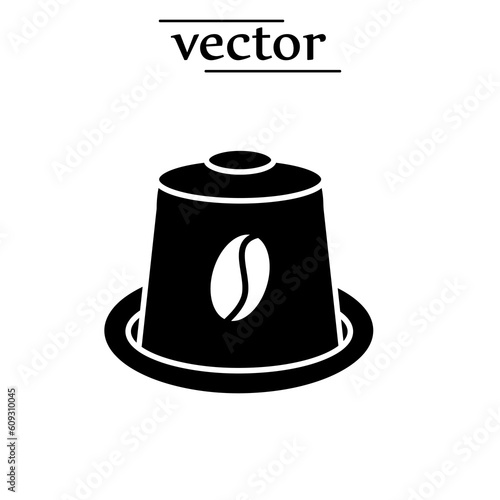 coffee capsule icon - vector illustration on white background..eps
