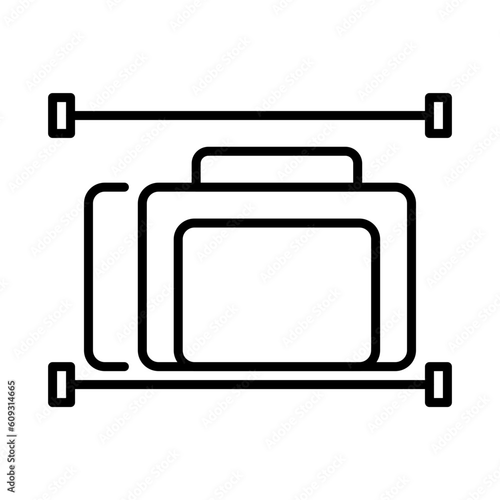 Bag Holder design vector icon design vector line icon svg Bag Holder design vector icon design vector line icon svg