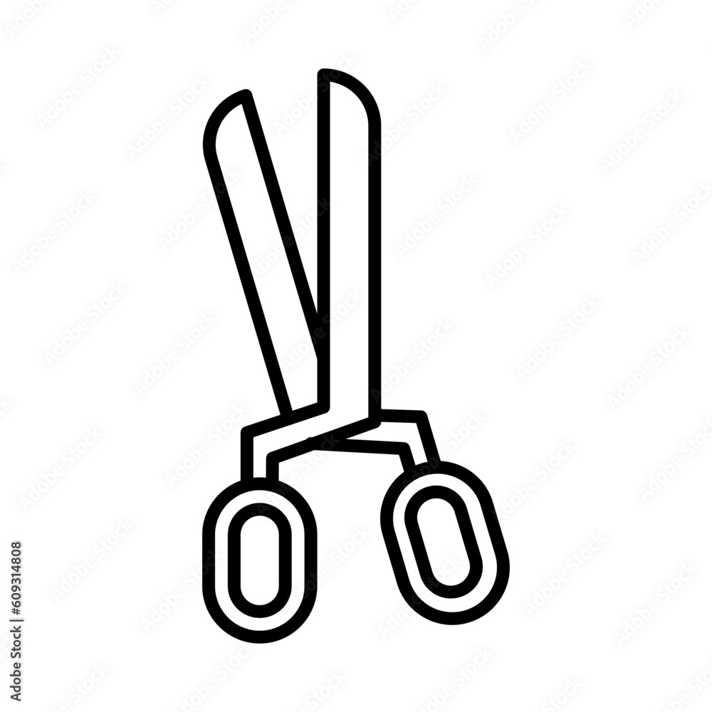 Scissor design vector icon design vector line icon svg Scissor design vector icon design vector line icon svg