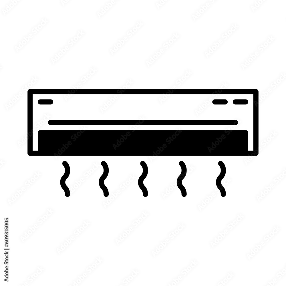 Solid Line AC design vector icon design vector line icon svg Solid Line AC design vector icon design vector line icon svg