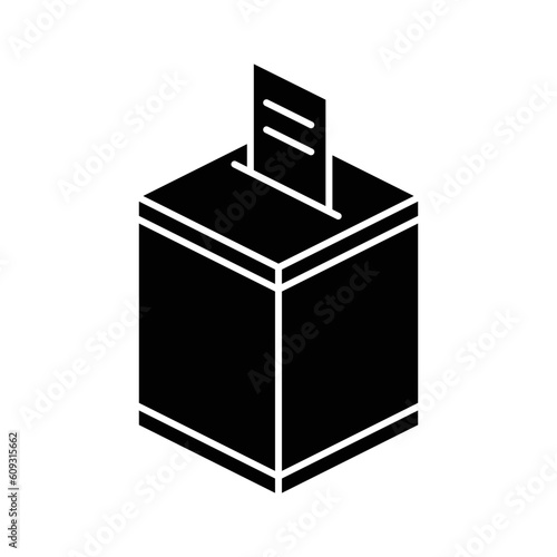 Solid Suggestion Box design vector icon design vector line icon svg