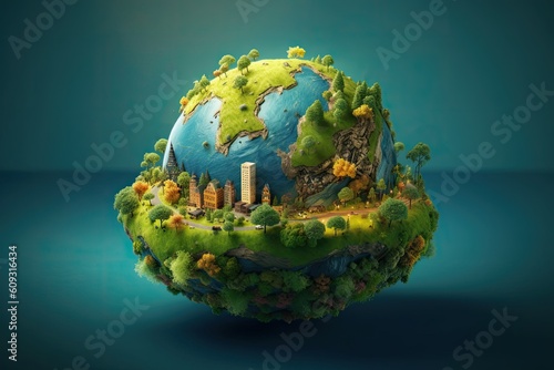 digital art mr planet design globe mr planet world concept art