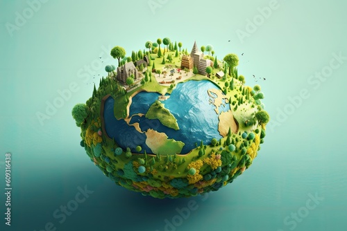 digital art mr planet design globe mr planet world concept art